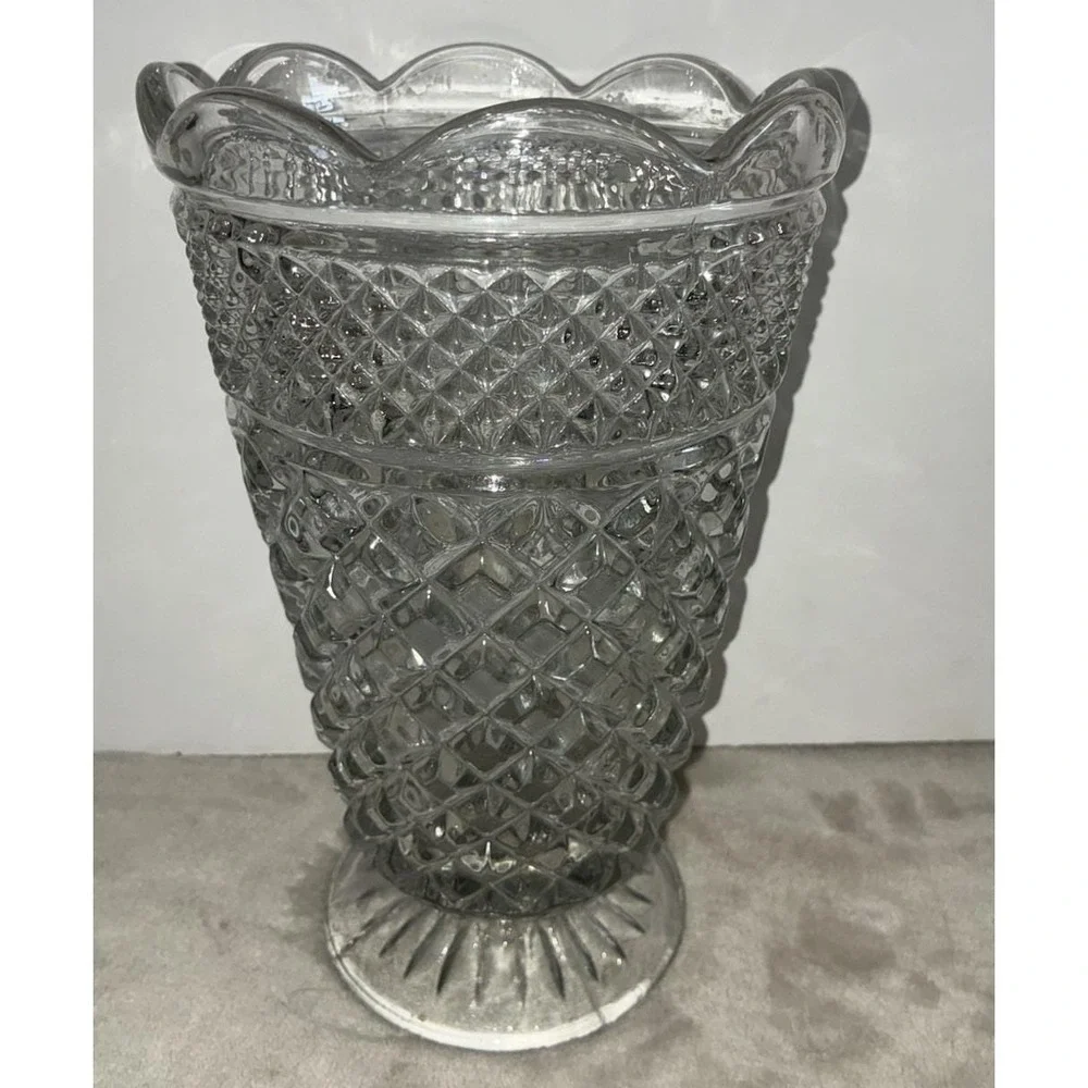 Anchor Hocking Vase‎ Wexford Clear 10